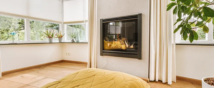 Residential Fireplace Ceramic Glass Installation in Cary, NC