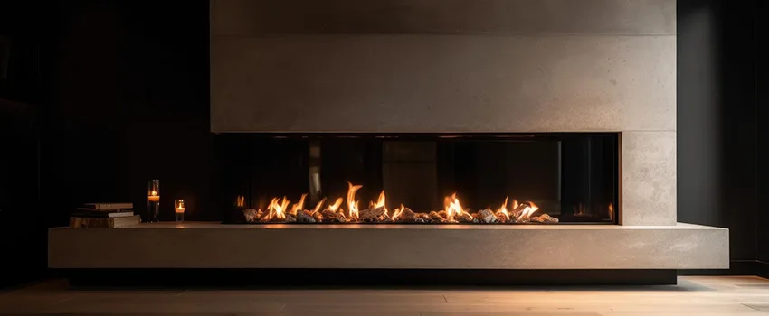 Gas Fireplace Ember Bed Design Services in Cary, North Carolina