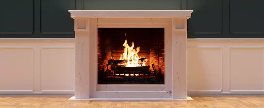 Open Flame Wood-Burning Fireplace Installation Services in Cary, North Carolina