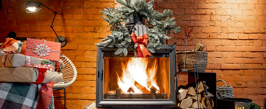Travis Industries Linear Gas Fireplace Installation in Cary, North Carolina
