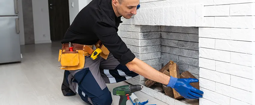 Fireplace Damaged Damper Frame Repair Services in Cary, North Carolina