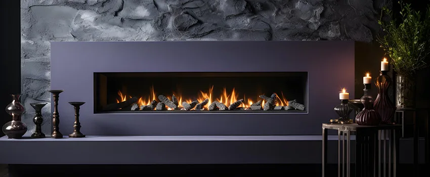 Ember Bed for Ventless Gas Fireplace in Cary, NC