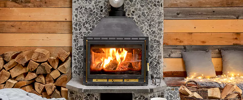 Outdoor Morso Fireplace Broken Screen Replacement in Cary, NC